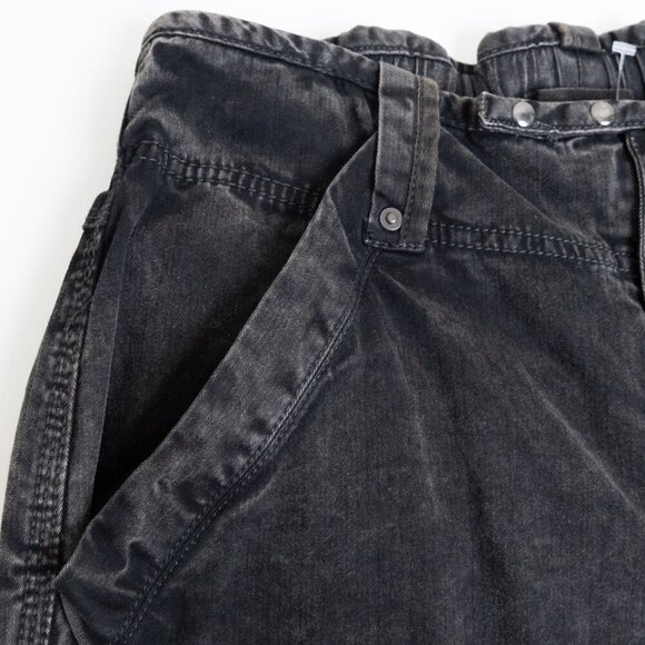 We The Free Can't Compare Slouch Pants Cargo Military Black - Picture 6 of 16